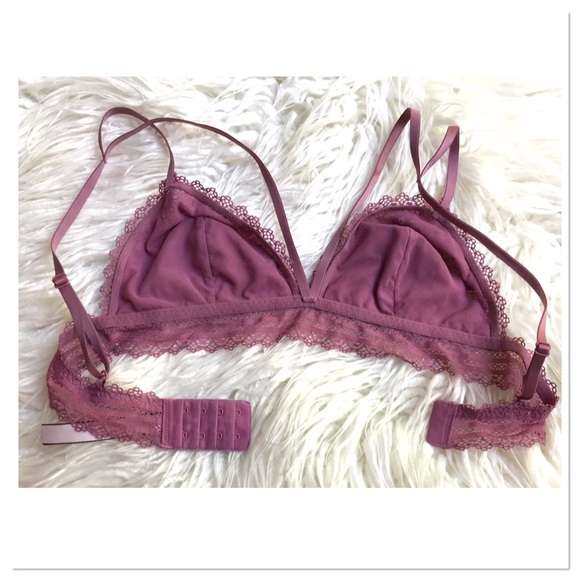 Victoria’s Secret Mauve Triangle Bralette Size M - Picture 4 of 8